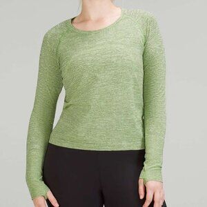 Lululemon Swiftly Tech LS 2.0 *Race Length- 12 Wee Are From Space Faded Zap